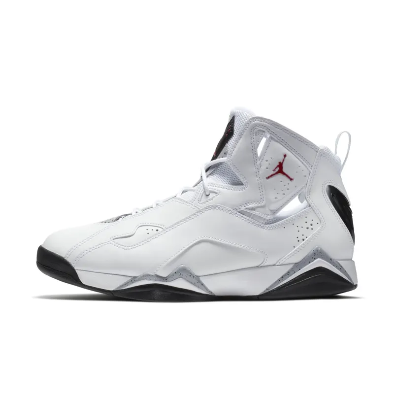 Jordan True Flight White Cement White/Gym Red-Black-Wolf Grey (342964-104)