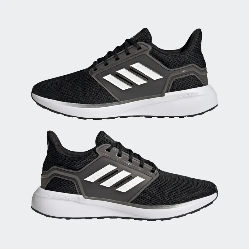 Adidas EQ19 Run Core Black / Cloud White / Iron Metallic (GY4719)