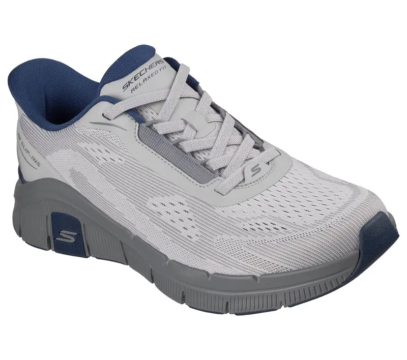 Skechers Slip-ins Relaxed Fit: Flex – Zayder Sneaker Grey/Marine