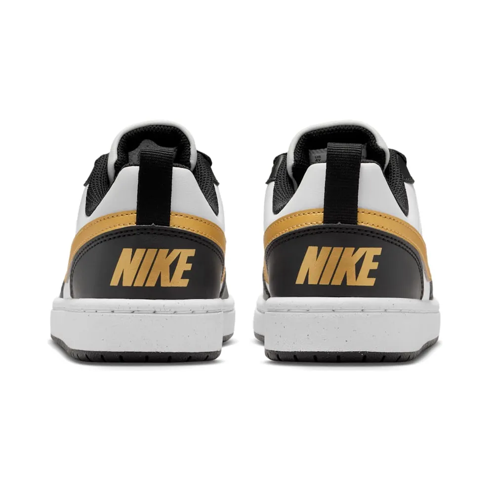 Nike Court Borough Low Recraft Black White Metallic Gold (DV5456-008)
