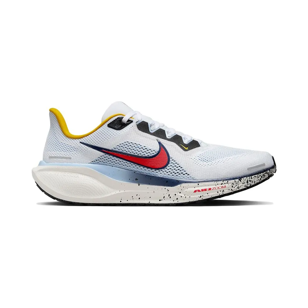Nike Air Zoom Pegasus 41 White Psychic Blue Speed Red (HJ9068-100)