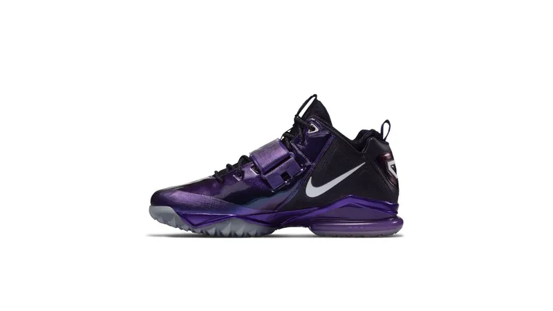 Nike Zoom CJ Trainer 2 Galaxy Black/Metallic Silver-Court Purple (643258-005)