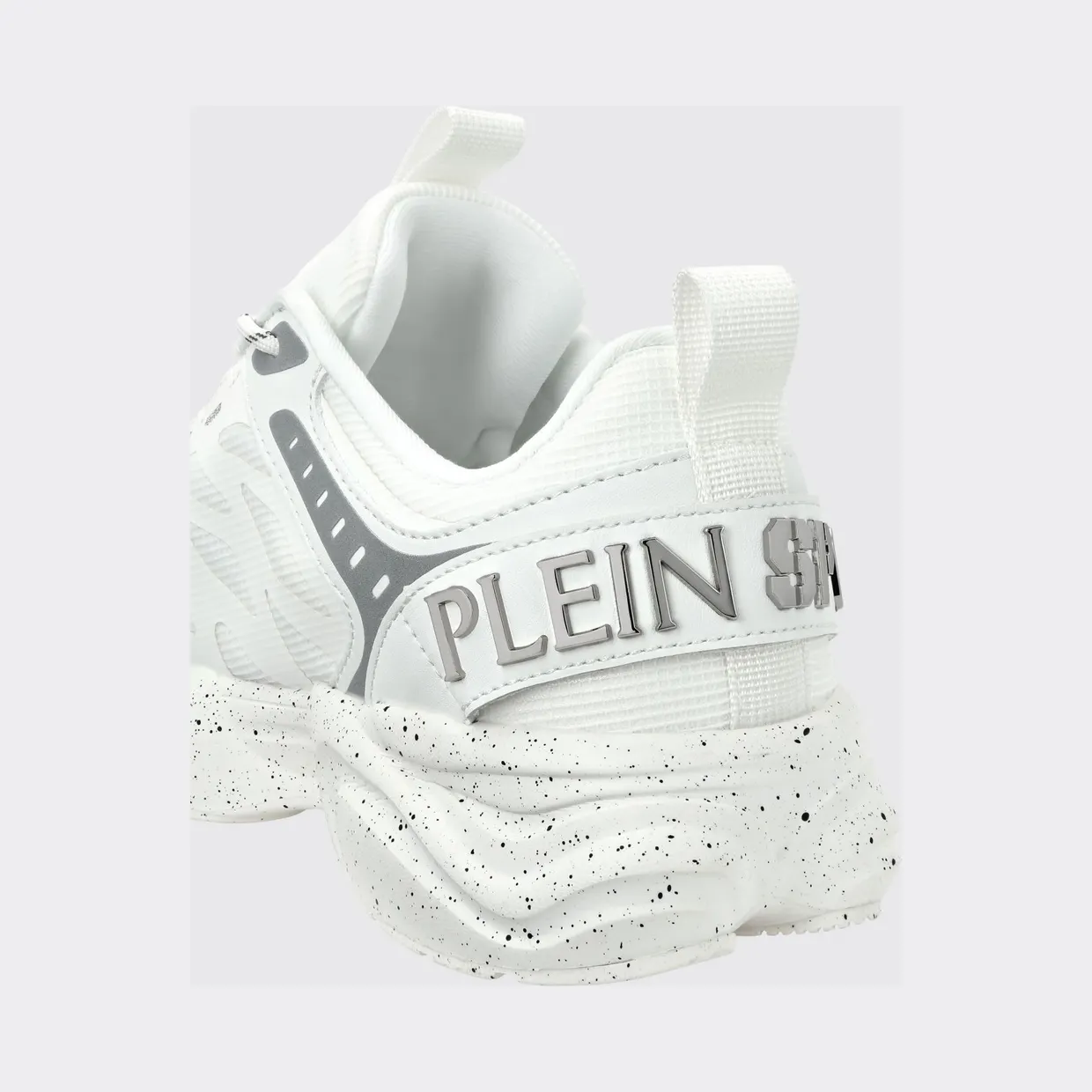 Plein Sport Venom Striker Gen. X.05 Low-Top Sneakers in Mesh with Rear Logo White (SAESUSC0740STE003N01) (2)