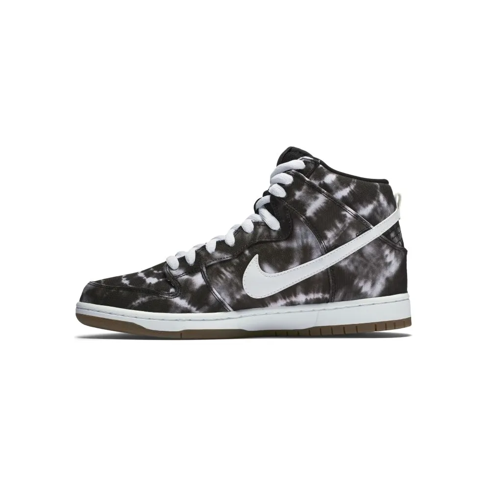 Nike Dunk SB High Tie Dye Black Black/White-White (313171-023)
