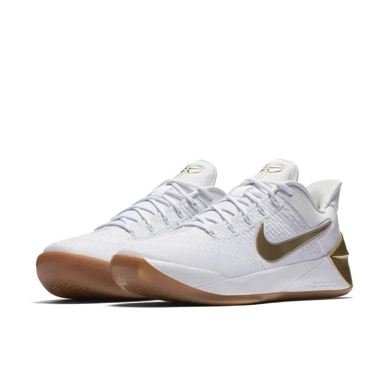Nike Kobe A.D. Big Stage White/Metallic Gold-Gum Light Brown (852425-107)