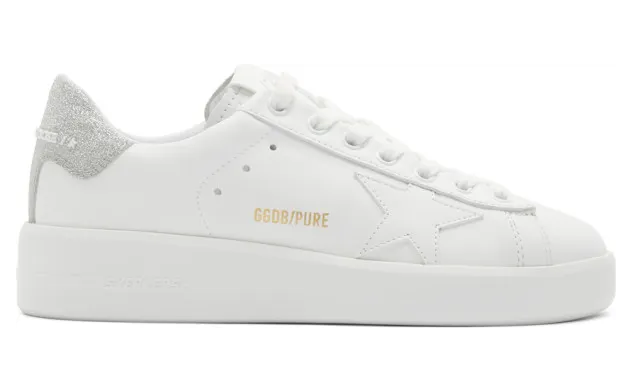 Golden Goose White Pure Star Sneakers (G36WS603.A1)