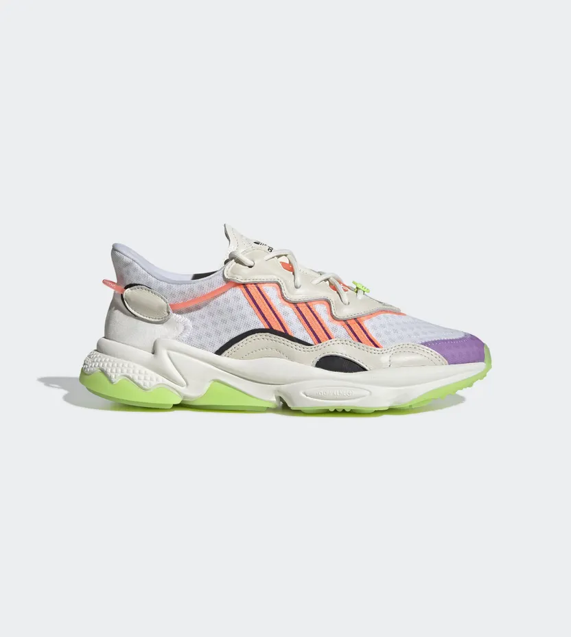 Adidas Ozweego ‘Signal Green Purple’ Off White/Signal Green/Glory Purple (FX3814)