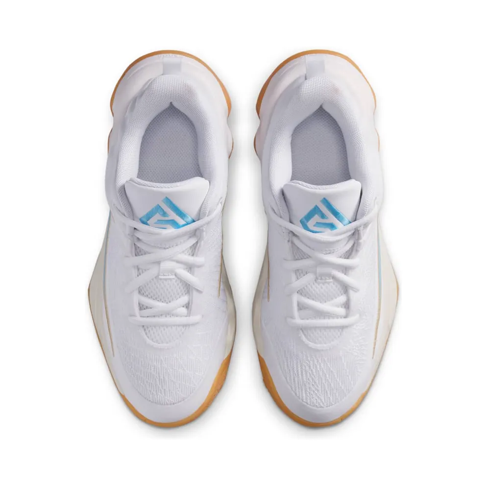 Nike Giannis Immortality 4 White Team Gold Gum Yellow Aquarius Blue (IH7664-100)