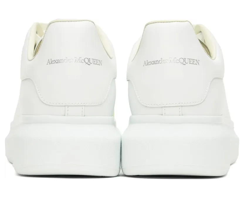 Alexander McQueen White & Blue Gradient Oversized Sneakers (645867WHZ4N) (2)