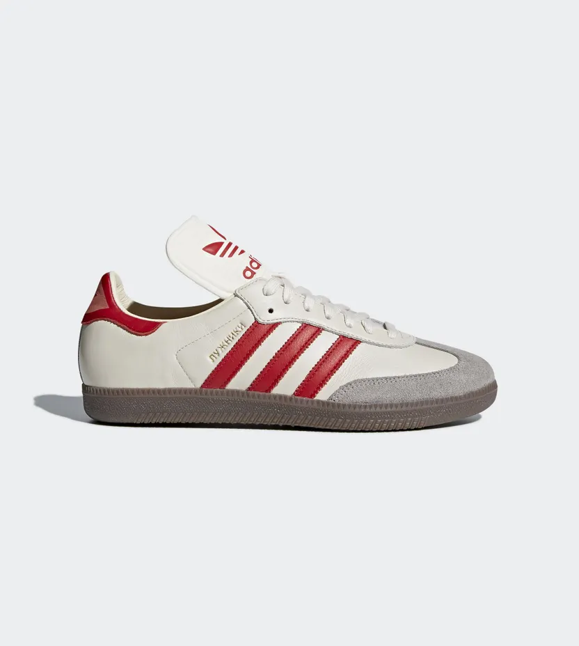 adidas Samba Classic OG White Scarlet Granite