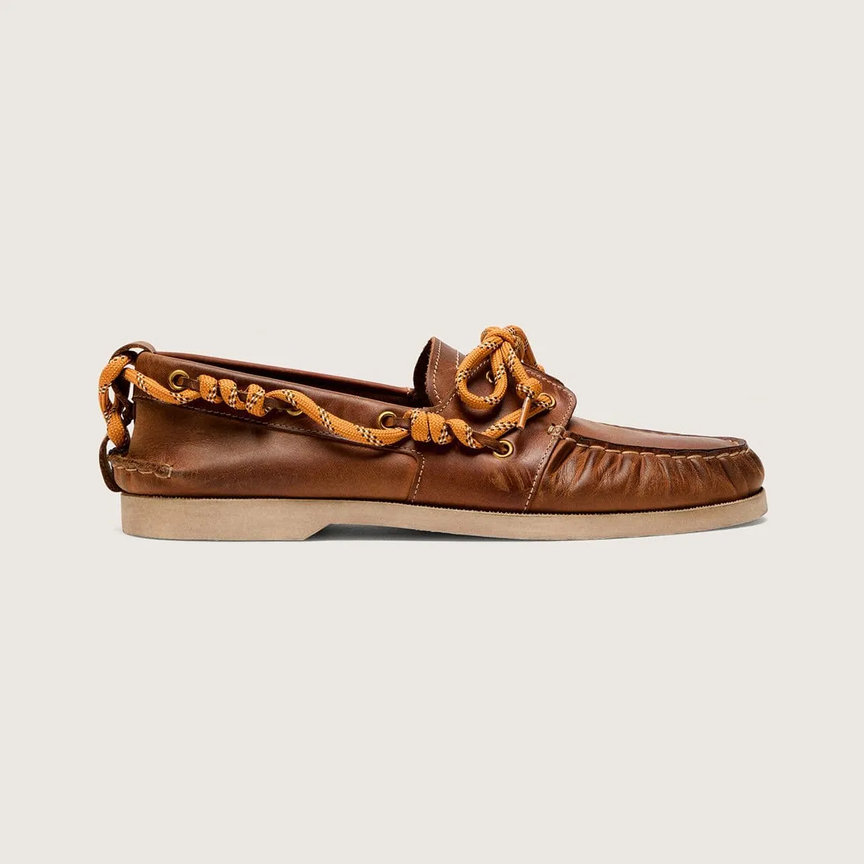 Golden Goose Cruise Loafer In Tobacco-Colored Leather (GMF00883.F008317.55150)