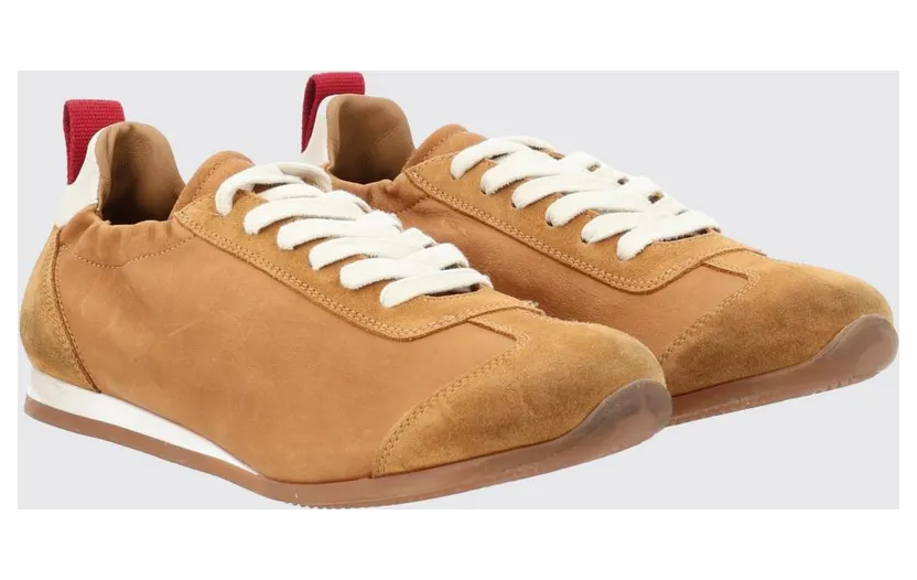 Uma Wang Leather Sneakers Camel (US9087UW240)