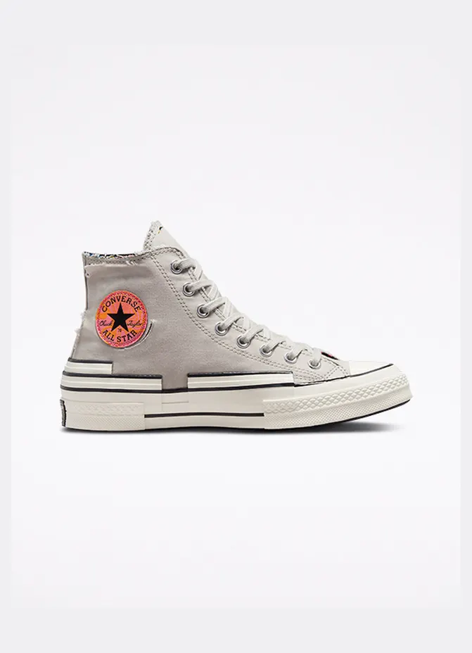 Converse Chuck 70 Hacked Heel Tear Away Light Bone/zwart (A00730C)