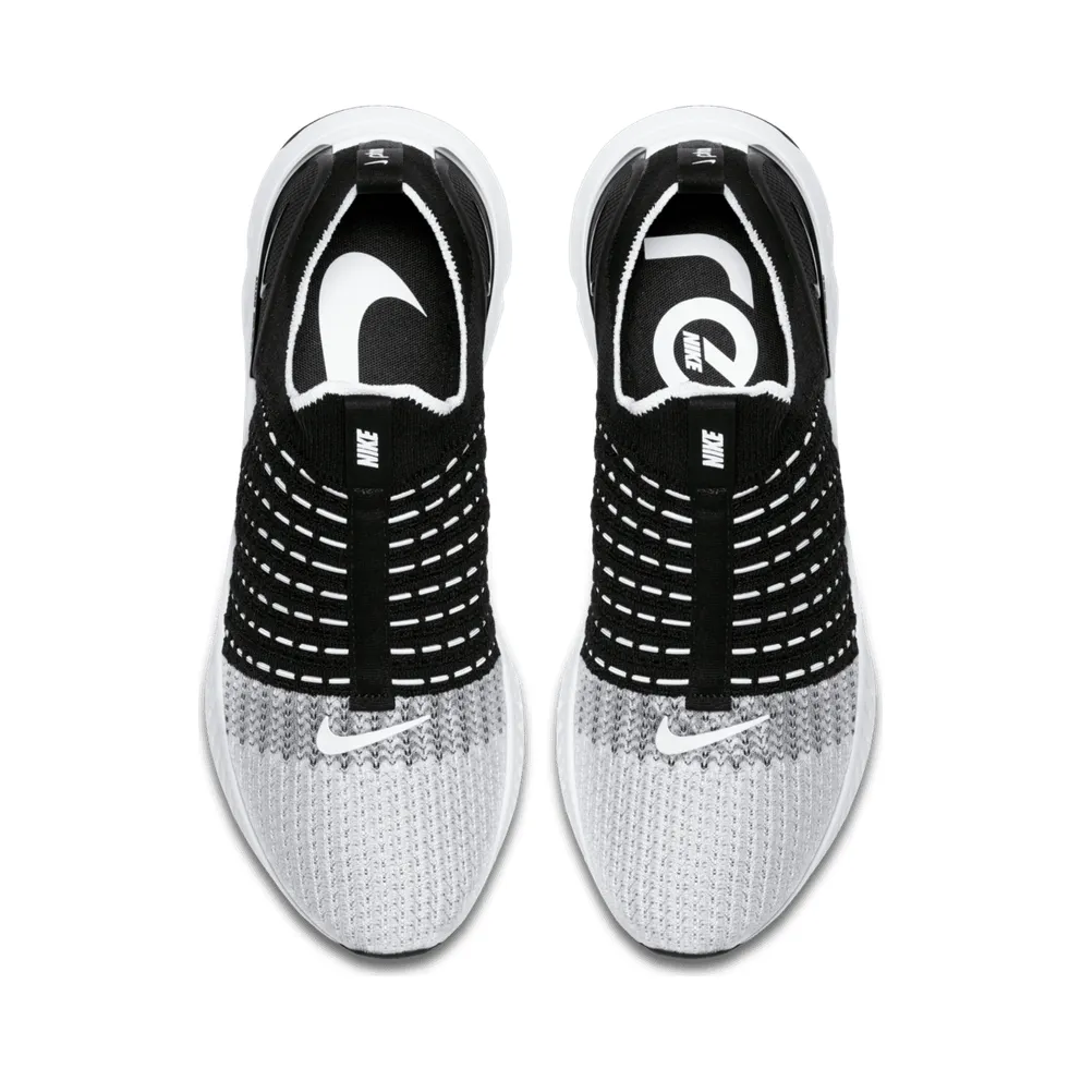 Nike React Phantom Run Flyknit 2 Black Black/White (CJ0277-001)