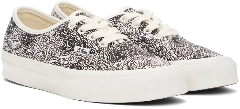Vans Black & White Vault OG Style 48 LX Sneakers (VN0A4BV9B4L1)