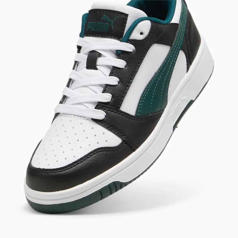 Puma Rebound Black – White – Green (393833-15)