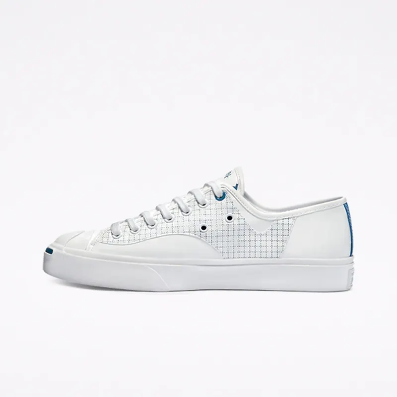 Converse Jack Purcell Rally with Tyvek® Low Top White/fiery Red/princess Blue (170063C)