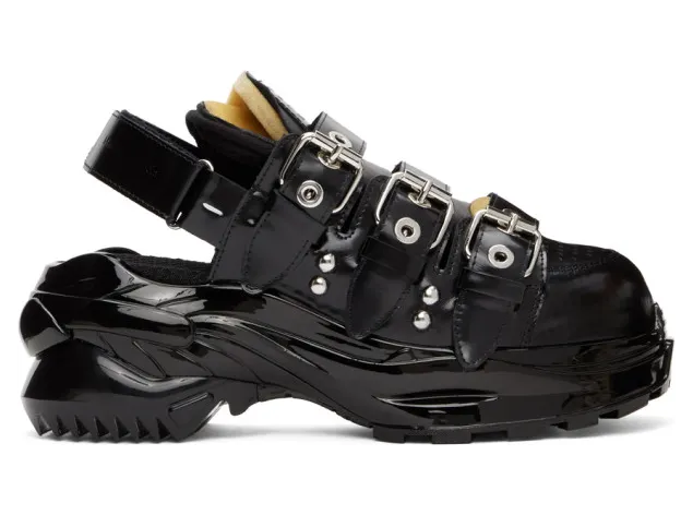 Maison Margiela Black Abrasive Low Sneakers (S37WS0559 P3725 T8013)