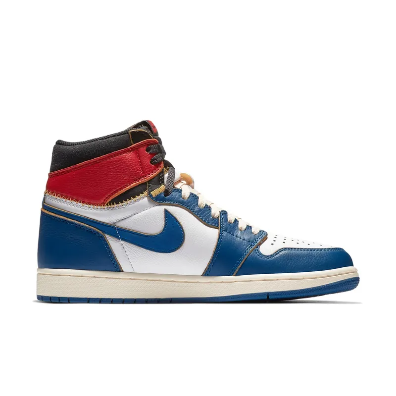 Jordan 1 Retro High Union Los Angeles Blue Toe White/Storm Blue-Varsity Red-Black (BV1300-146)