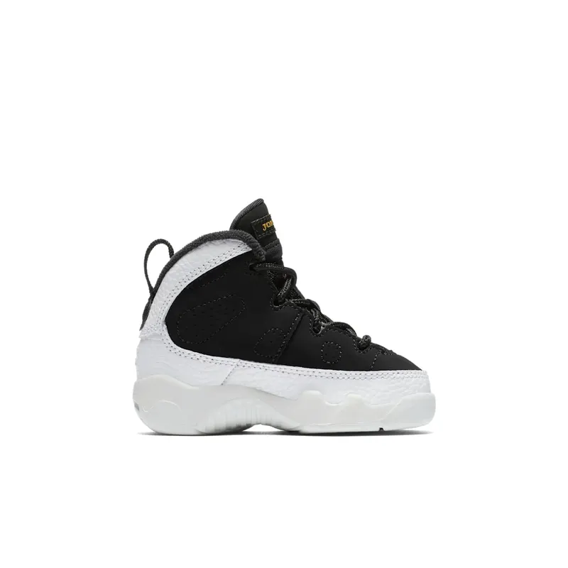 Jordan 9 Retro Black Summit White Metallic Gold (401812-021)