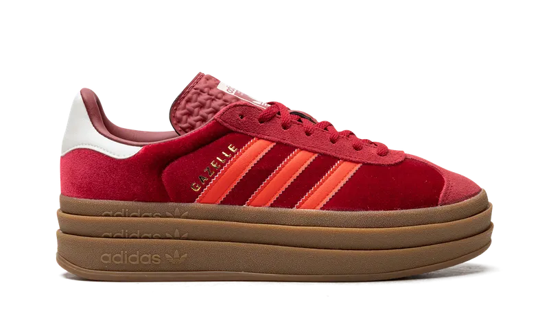 Adidas Gazelle Bold “Velvet Pack – Victory Red” (IG4388)