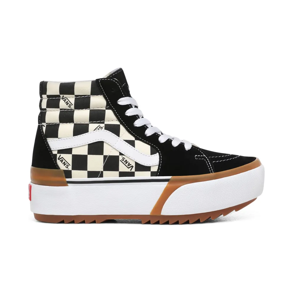 Vans Sk8-Hi Stacked ‘Checkerboard’ Multi/True White (VN0A4BTWVLV)