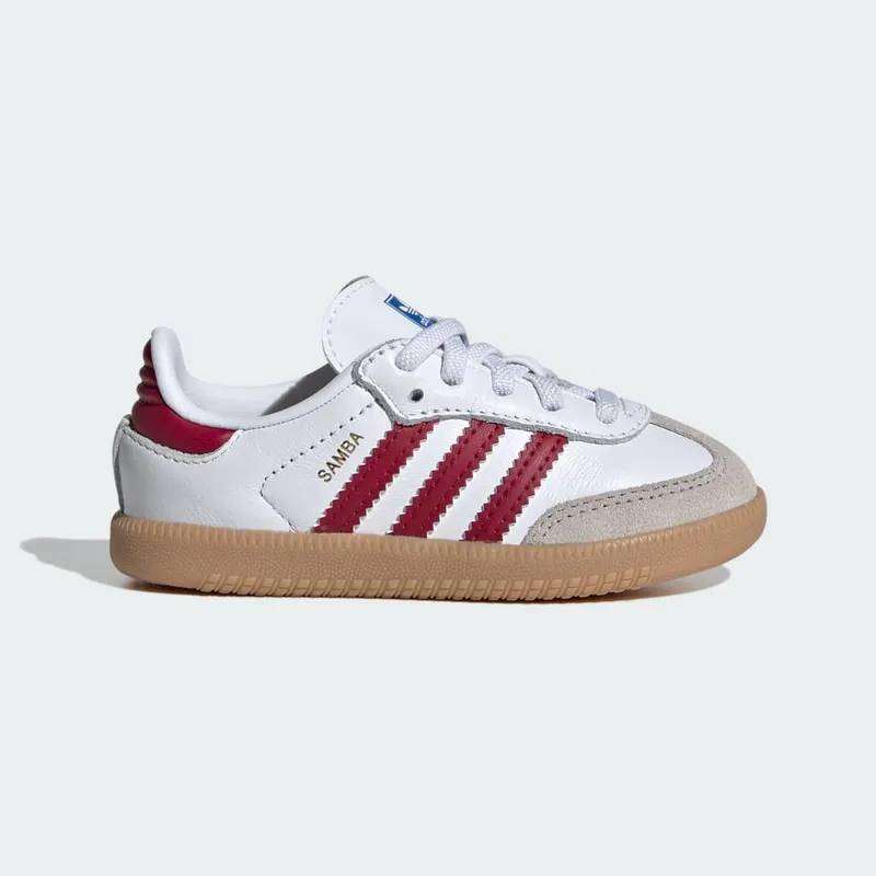 adidas Samba OG Kids Cloud White / Collegiate Burgundy / Gum (IE1336)