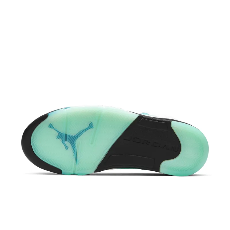 Jordan 5 Retro Island Green White/Black-White-Island Green (CN2932-100)