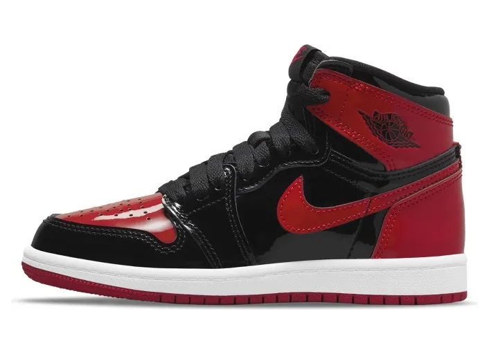 Air Jordan 1 Retro High OG Patent Bred (PS) (AQ2664-063)