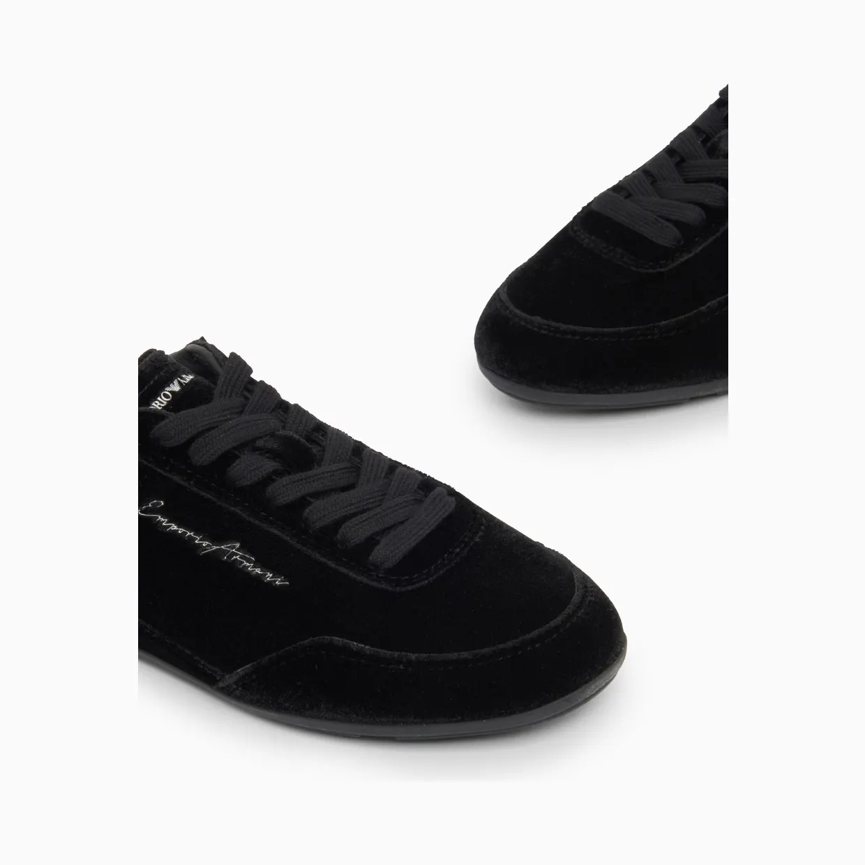 Armani Low-Top Sneakers With An Embroidered Side Logo (EW005078-AF14380-UC001) (5)
