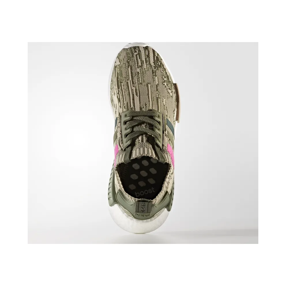 adidas NMD R1 Glitch Camo St Major (W) Sergeant Major/Green Night/Shock Pink (BY9864)