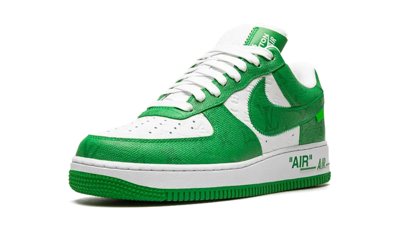 Nike Louis Vuitton Air Force 1 Low “Virgil Abloh – White/Green” (1A9V9U)