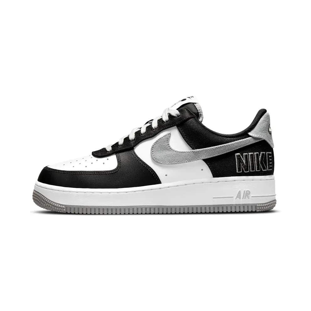 Nike Air Force 1 LV8 EMB ‘Black Flat Silver’ (2021) (CT2301-001)