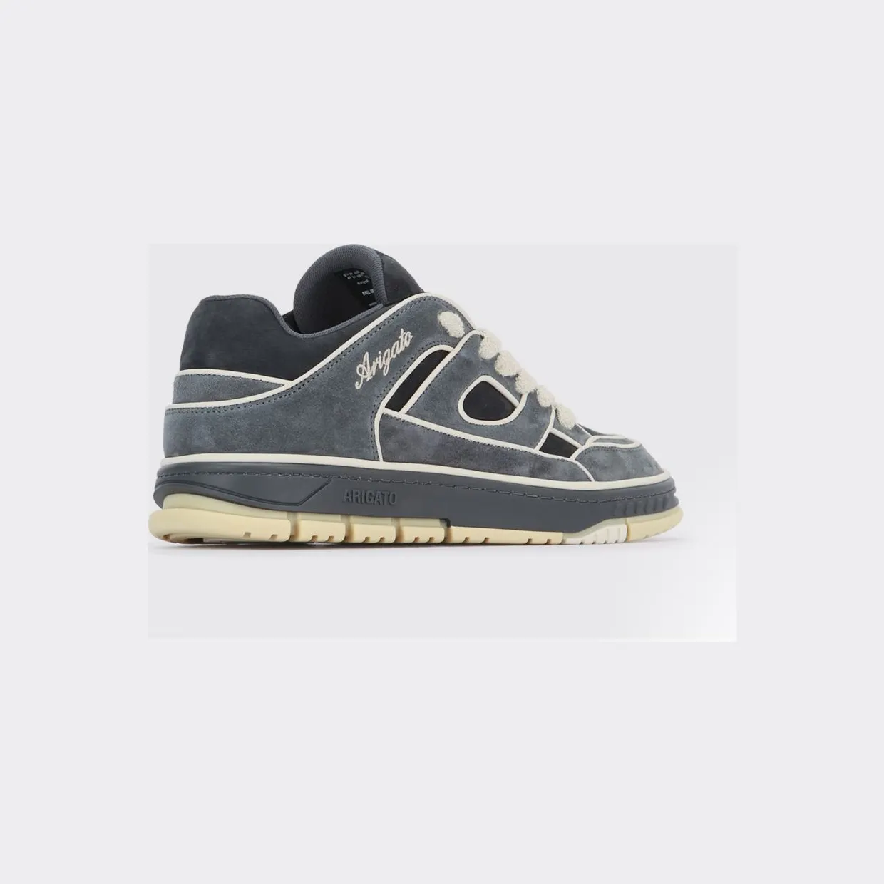 Axel Arigato Area Lo Sneakers in Nubuck Black (F3218002) (2)