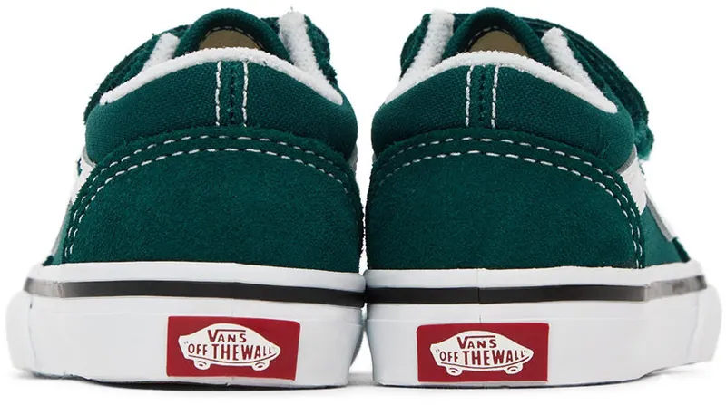 VANS Old Skool Velcro Peuterschoenen Green (VN0A4VJJ60Q)