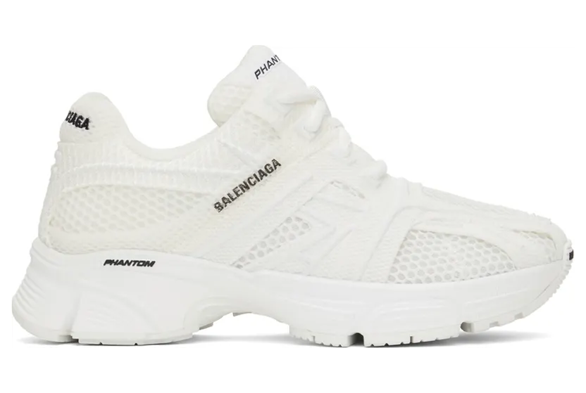 Balenciaga White Phantom Sneakers (678869-W2E92-9000)