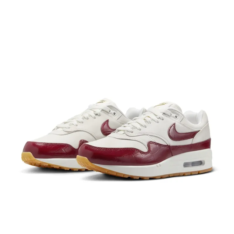 Nike Air Max 1 LX Sail/Sail/Gum Light Brown/Team Red (FJ3169-100)