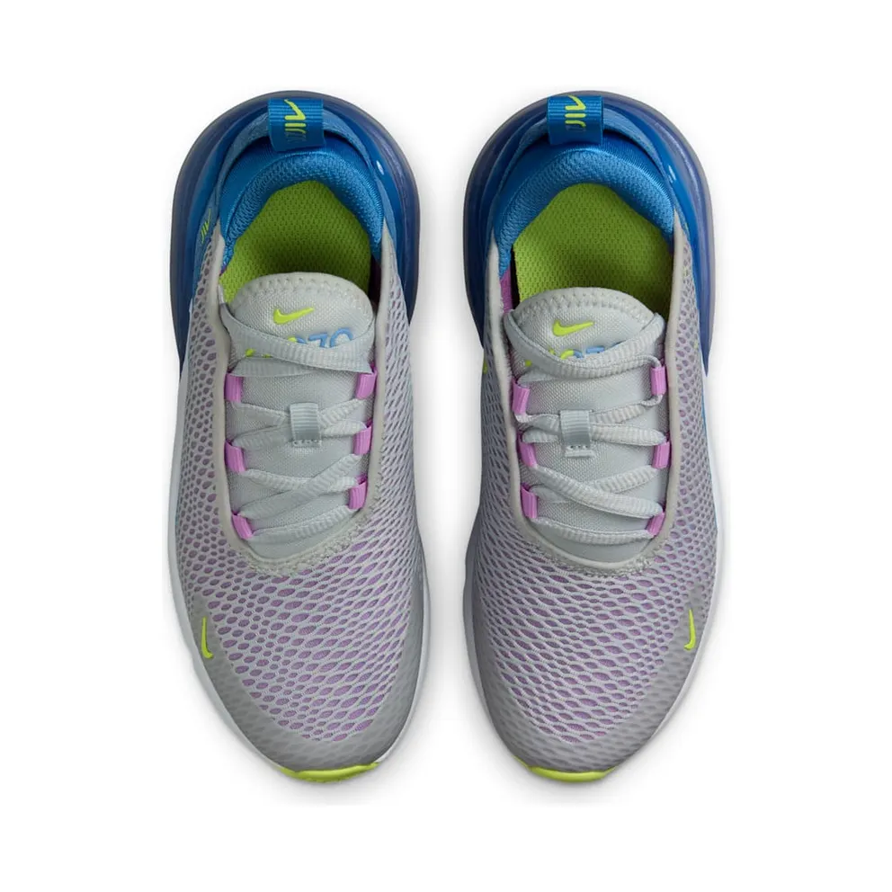 Nike Air Max 270 Pure Platinum Rush Fuchsia Blue Beyond Light Lemon Twist (IB4404-043)