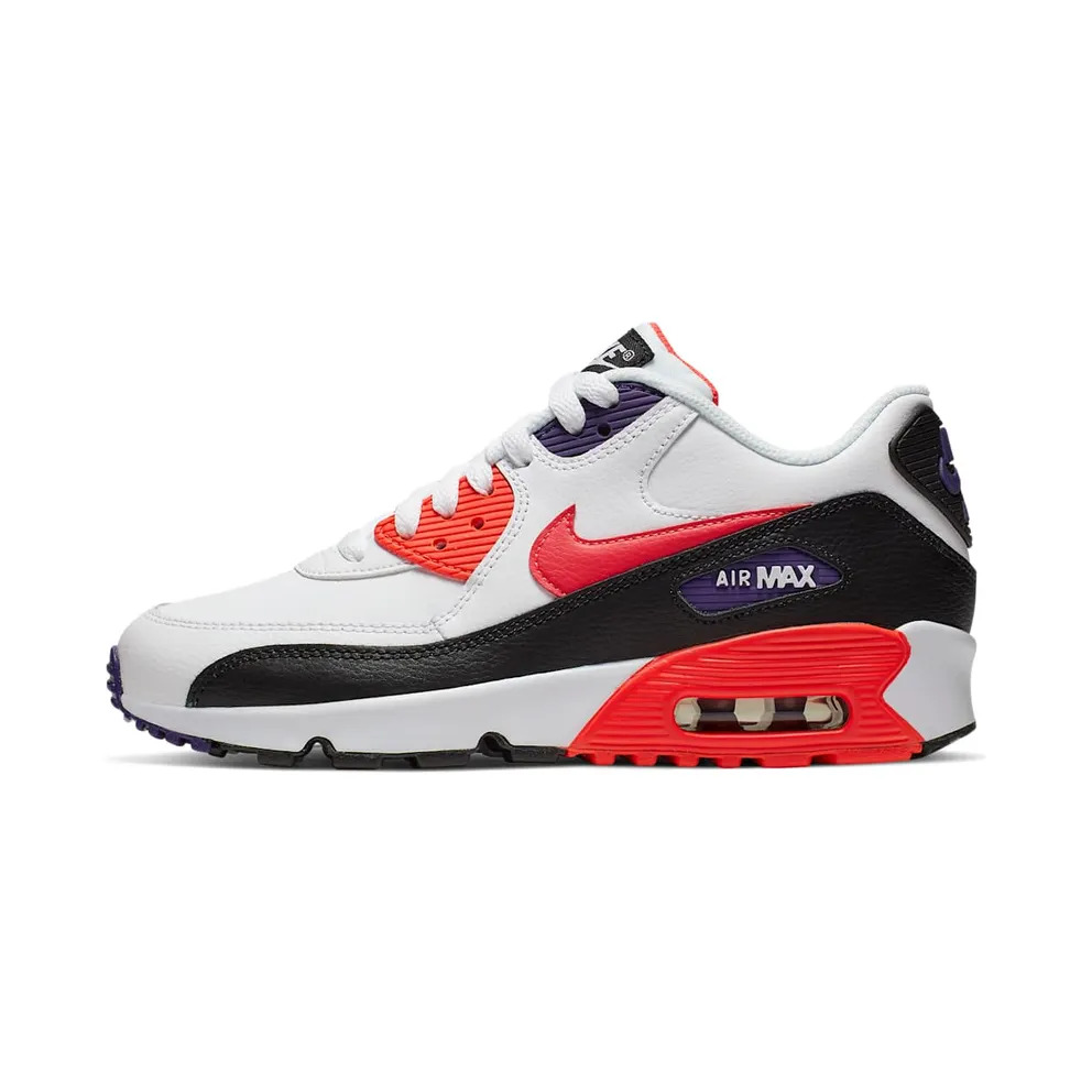 Nike Air Max 90 LTR White Crimson (GS)