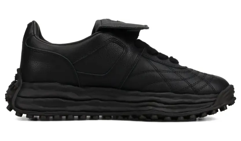 Maison MIHARA YASUHIRO Scott leren sneakers – Zwart (MMY25SA14FW701129)