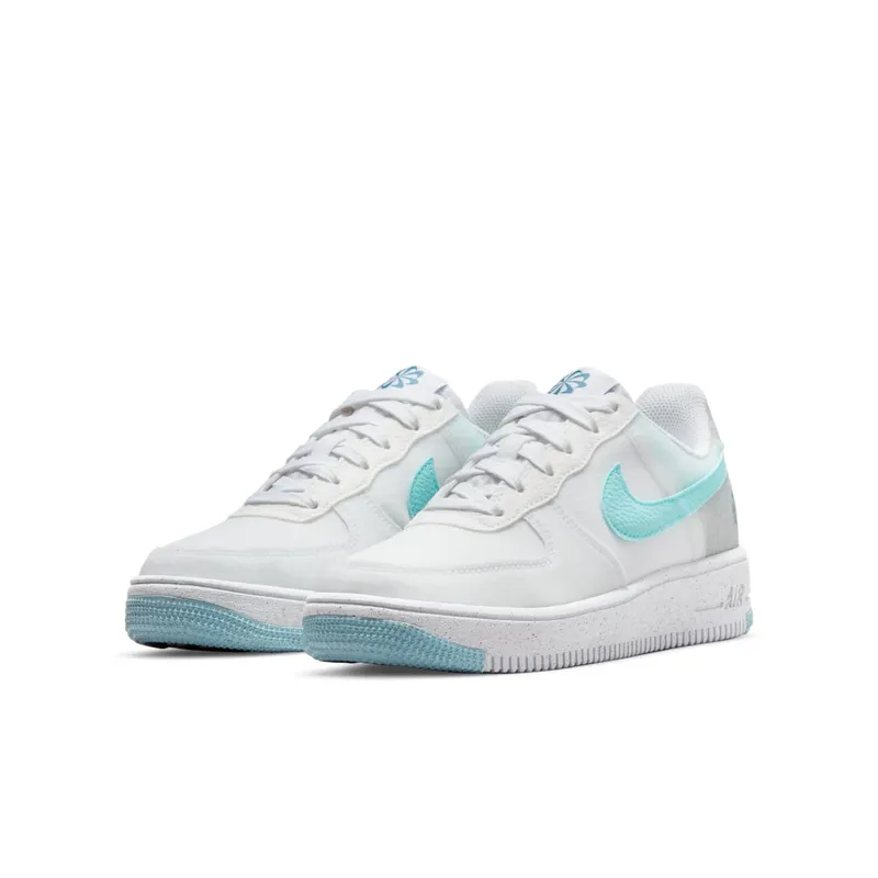 Nike Air Force 1 Crater Older Kids’ White 50% Sustainable Materials (DC9326-100)
