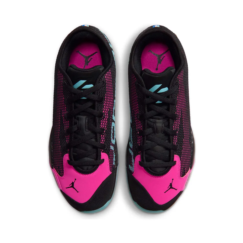 Jordan Luka .77 – “Black / Laser Fuchsia / Bleached Turquoise” (IF1610-004)