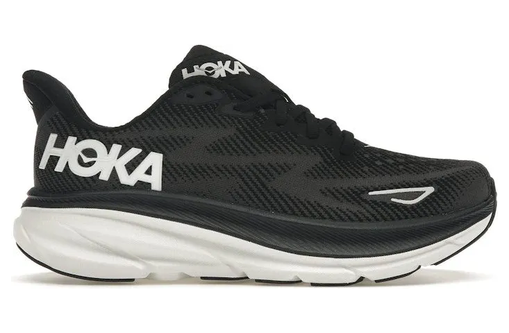 Hoka One Clifton 9 Black White (1127896-BWHT)