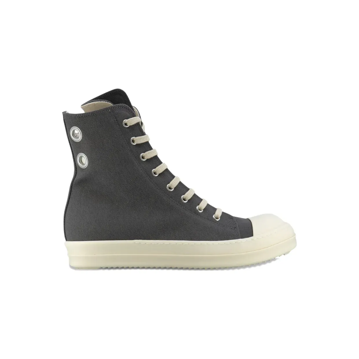 Rick Owens Drkshdw High-top met ringlets “Grey” (DU01E3800DOES17811)