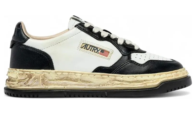 Autry Medalist Low Super Vintage Maison Mihara Yasuhiro General Scale White Black (AVLMMMY3)