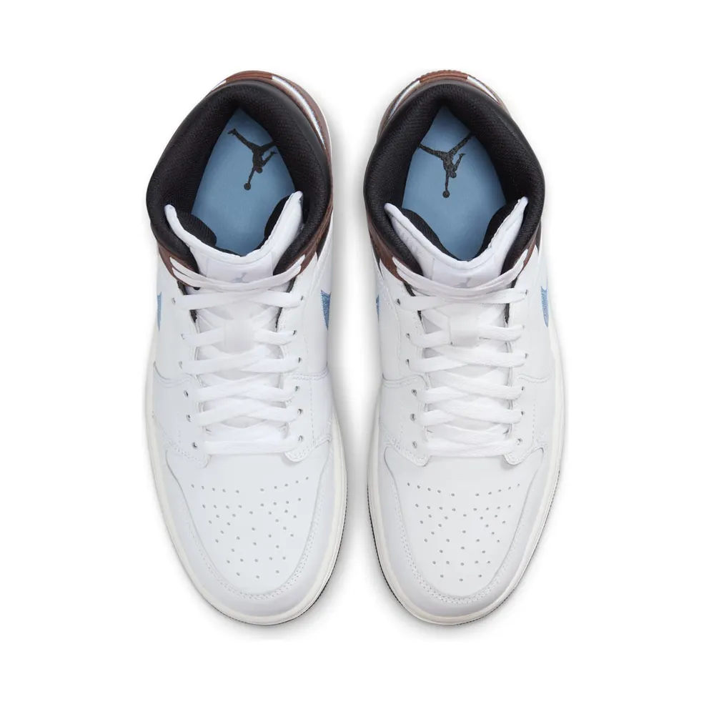 Jordan 1 Mid SE White Brown Blue Grey (FQ7831-142)