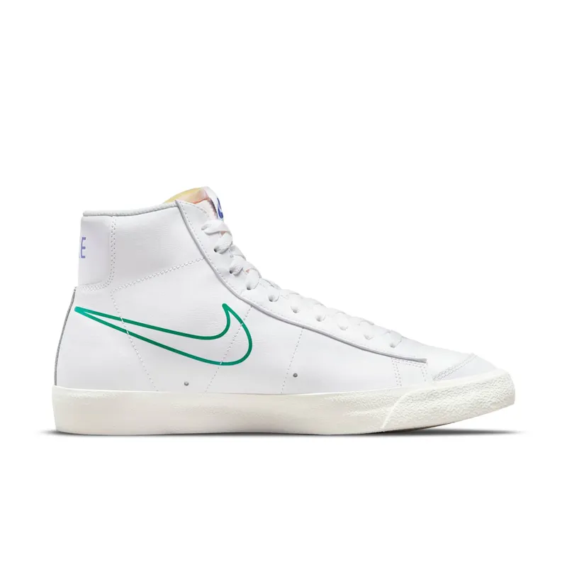 Nike Blazer Mid 77 Multi Swoosh White Game Royal (2021) (DN7996-101)
