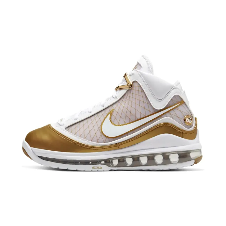 Nike Air Max LeBron 7 QS’China Moon’ 2020 GS “White / Metallic Gold” (CK0719-100)
