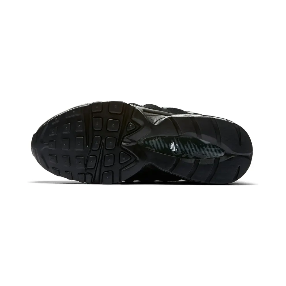 Nike Air Max 95 Black Suede (GS) Black/Black-Black (307565-055)