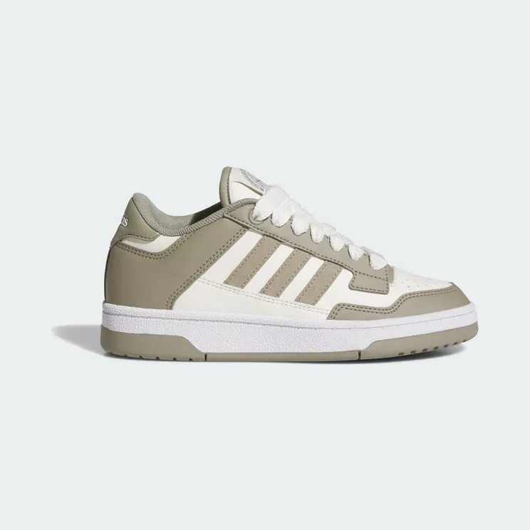 adidas Rapid Court Low “Silver Pebble / Cloud White / Cloud White” (JR0165)
